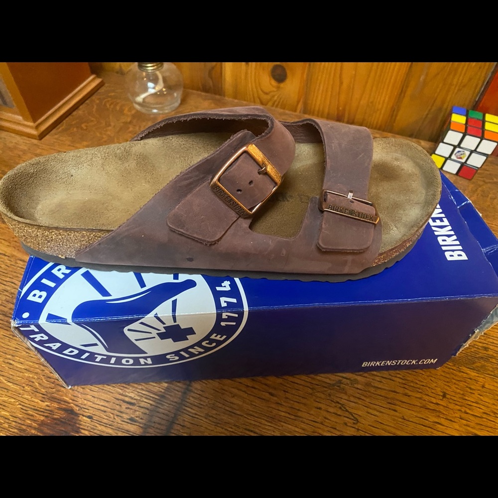 Men’s Size 10 Like New Birkenstocks Worn Once